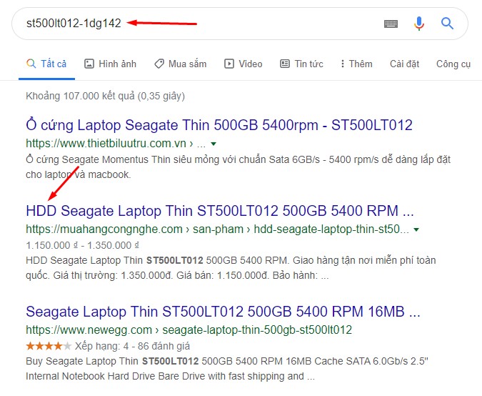 Kiểm tra ổ cứng SSD hay HDD trên Google