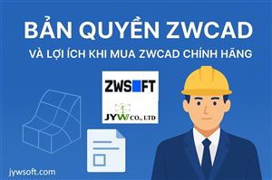 Bản quyền ZWCAD và lợi ích khi mua ZWCAD chính hãng