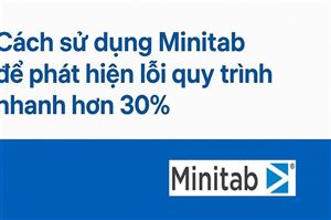 Cách sử dụng Minitab để phát hiện lỗi quy trình nhanh hơn 30%