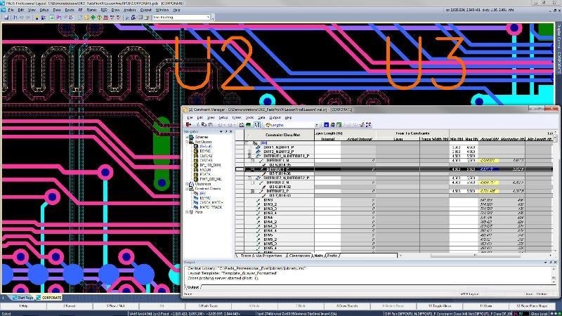 Quản lý ràng buộc trong Mentor Graphics PADS