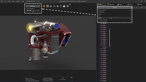 Phần mềm SolidWorks: Render hình ảnh với Visualize