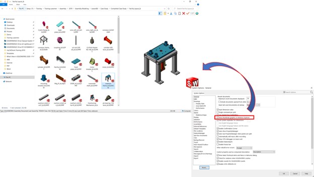 Mẹo hay sử dụng SOLIDWORKS Assembly