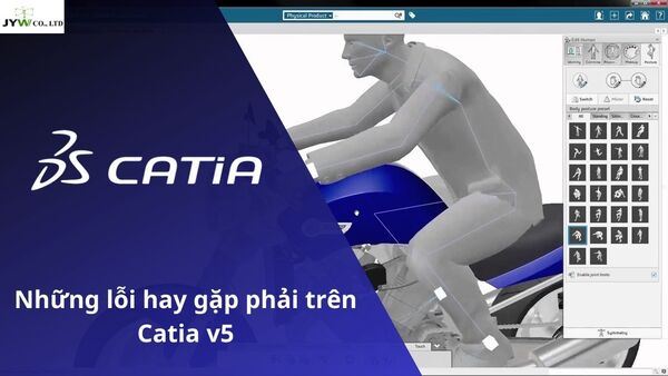 Hướng dẫn phần mềm Catia V5: Những lỗi hay gặp phải trên Catia v5