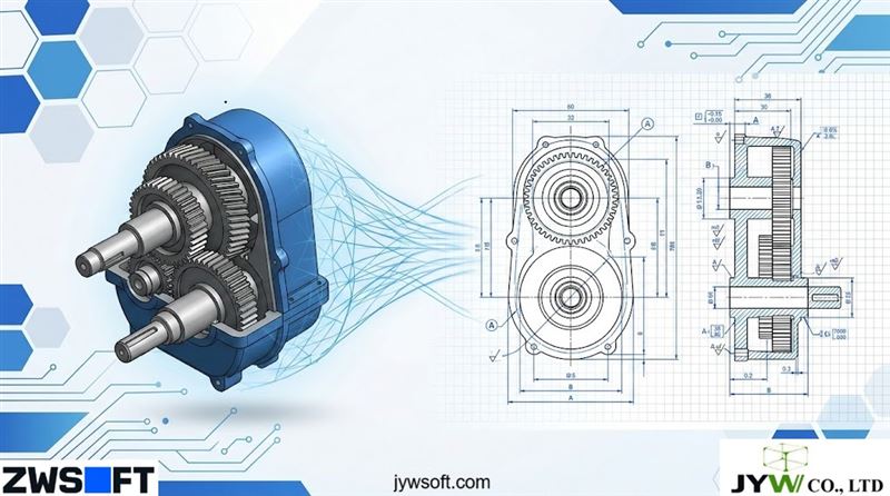 Hướng dẫn chuyển đổi từ mô hình 3D sang bản vẽ 2D chuyên nghiệp trên phần mềm ZW3D