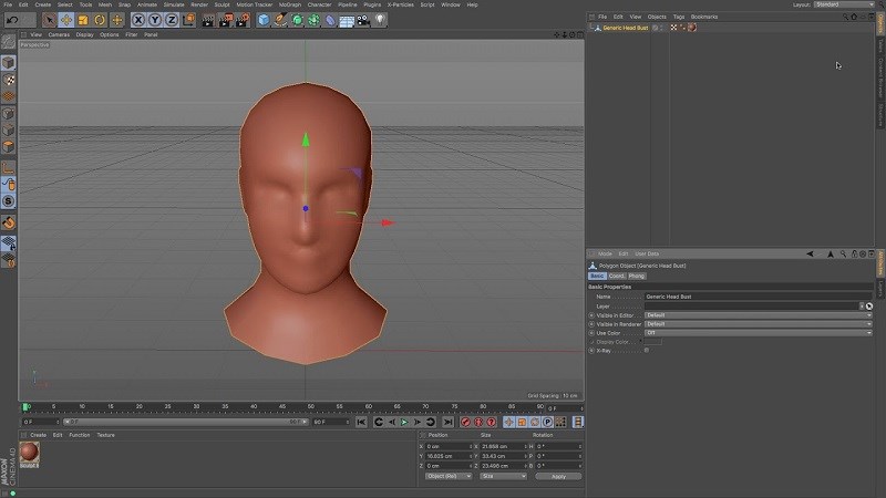 tính năng Digital Sculpting của Cinema 4D